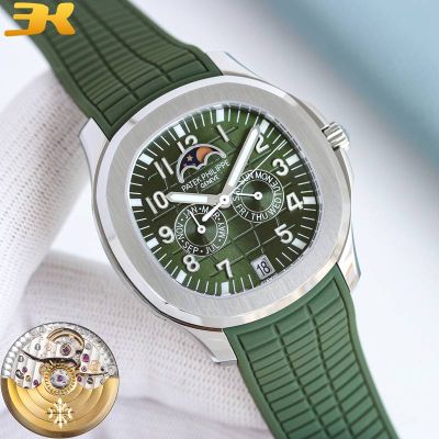 Patek Philippe Aquanaut 39.9mm 9015 Movement Green/Black Dial Watch